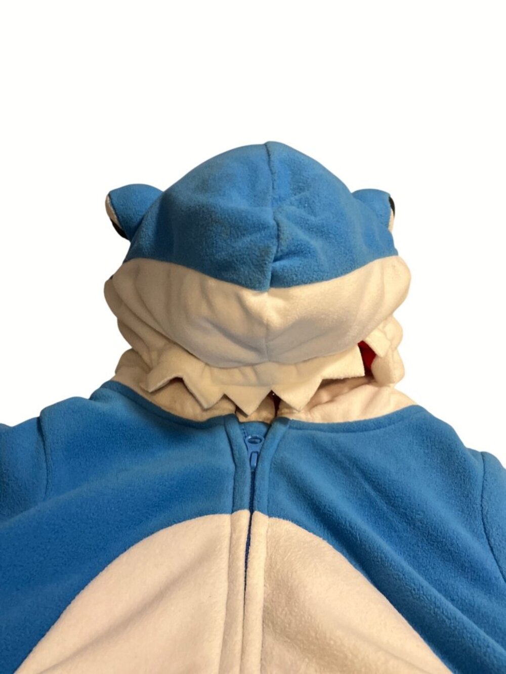 Carters Baby Shark Costume Blue and White Fleece Hooded Two Piece Set 18M - Picture 7 of 12
